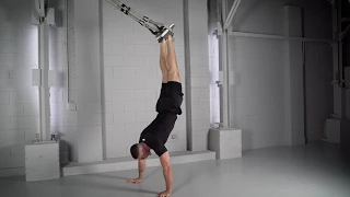 Power Straps Handstand Press