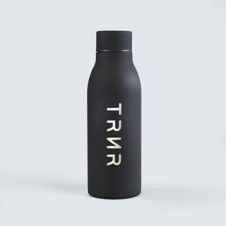 Front view of Bliss bottle in black